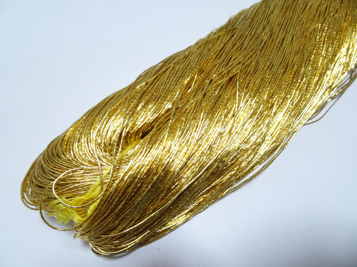 Japanese vintage rare Superb 24K gold leaf thread 500M embroidery 10 0.60mm