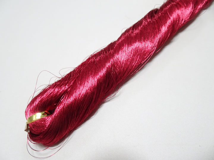 Japanese vintage rare Superb pure silver leaf thread color P19 2000M