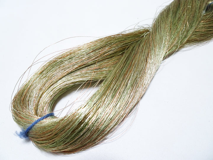 Japanese vintage high class aluminum leaf thread raten 12 embroidery 1000M