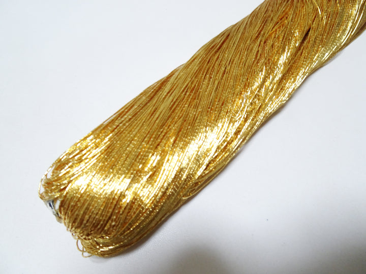 Japanese vintage gold leaf thread kinkoma embroidery 8484 500M 0.50mm