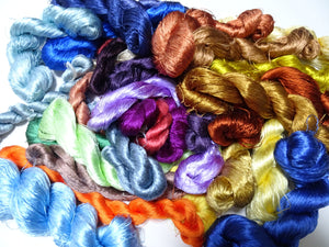 We will be adding a large amount of silk thread soon! !