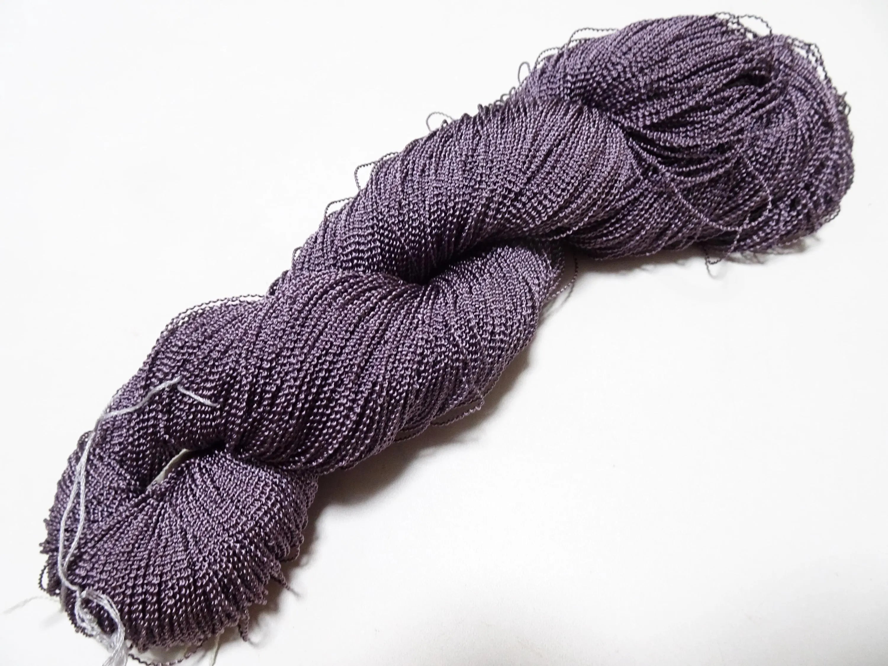 Japanese Vintage Kabe Silk Thread Embroidery & Weaving 16042