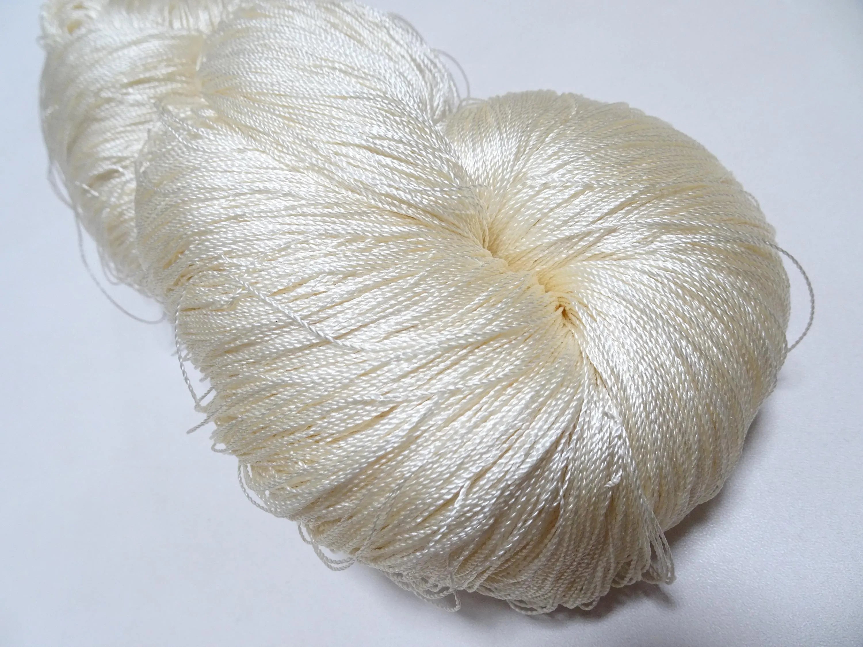 Japanese Vintage Twisted Silk Thread Embroidery  & Weaving 18635