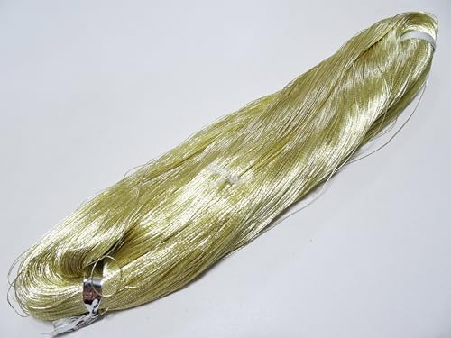 پ،zelkovajapanپ، Vintage Superb Japanese Gold Leaf Thread 42 Embroidery 1000M