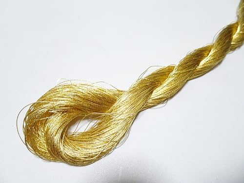 Special Price! Japanese Vintage Rare Superb 24K Gold Leaf Thread 100M Embroidery 4 0.35mm