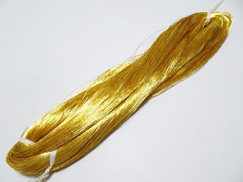 پ،zelkovajapanپ، Japanese Vintage Superb Gold Leaf Thread 311 Embroidery 1000M