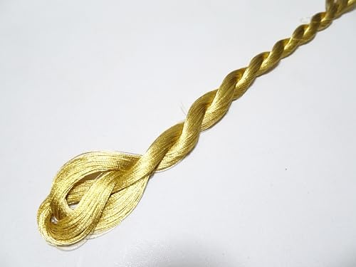 Special Price! Japanese Vintage Rare Superb 24K Gold Leaf Thread 100M Embroidery 2 0.24mm
