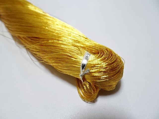 Japanese Vintage Superb Gold Leaf Thread 2.527 Embroidery 1000M  0.25mm