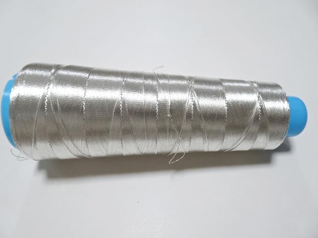 Japanese vintage Superb real Silver leaf thread S5 embroidery 1093yard Thickness 0.40mm