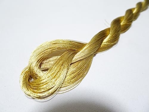 Special Price! Japanese Vintage Rare Superb 24K Gold Leaf Thread 100M Embroidery 2 0.24mm