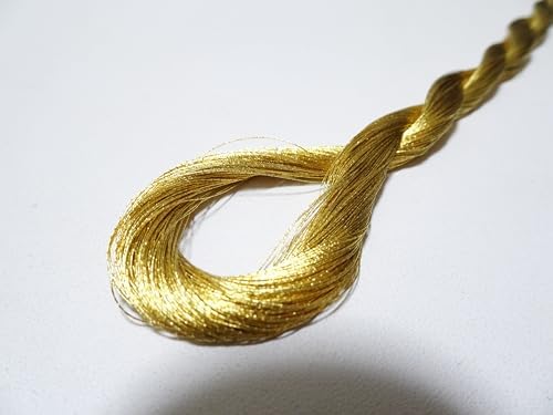 Japanese vintage rare Superb 24K gold leaf thread 109yard embroidery 1 Thickness 0.16mm