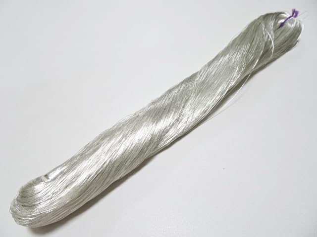 Japanese vintage Superb Real Silver leaf thread SN2.5 embroidery 1093yard Thickness 0.25mm