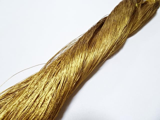 Japanese vintage Superb Gold leaf thread 3103 embroidery 1093yard Thickness 0.30mm