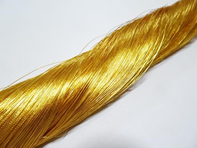 Japanese Vintage Superb Gold Leaf Thread 2.527 Embroidery 1000M  0.25mm