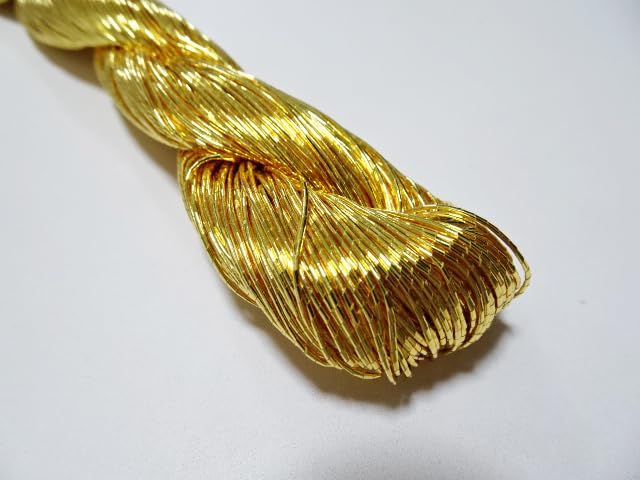 Japanese Vintage Gold Leaf Thread kinkoma Embroidery 12 100M 0.75mm