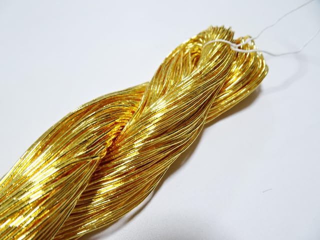 Japanese Vintage Gold Leaf Thread kinkoma Embroidery 14 100M 0.85mm