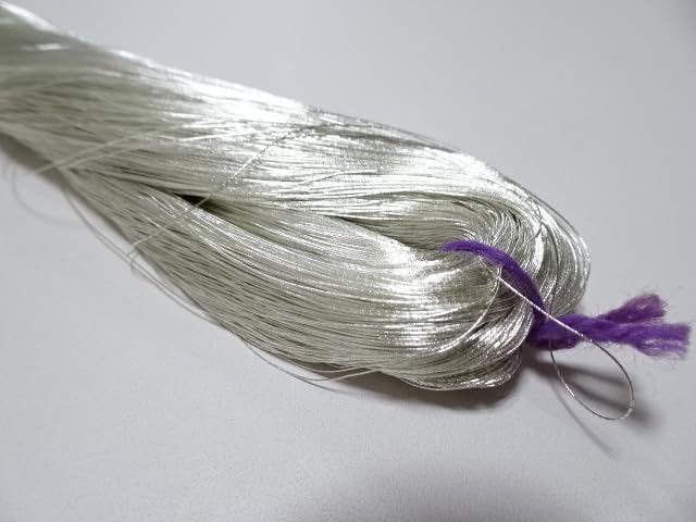 Japanese vintage Superb Real Silver leaf thread SN2.5 embroidery 1093yard Thickness 0.25mm