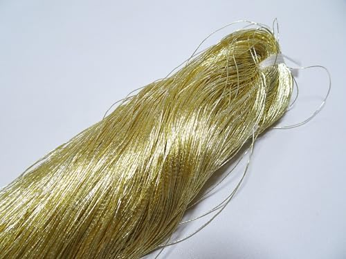 Super Special price!! Vintage Superb Japanese Gold Leaf Thread 402 Embroidery 1000M