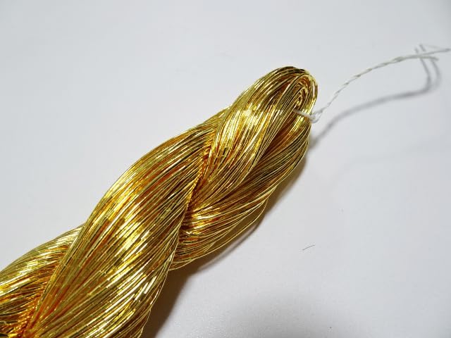 Japanese Vintage Gold Leaf Thread kinkoma Embroidery 12 100M 0.75mm
