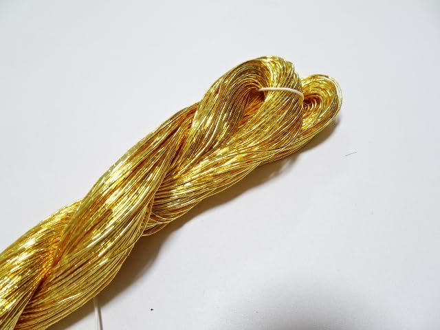 Japanese Vintage Gold Leaf Thread kinkoma Embroidery 10 100M 0.65mm