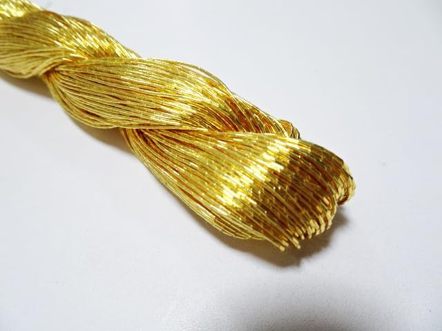 Japanese Vintage Gold Leaf Thread kinkoma Embroidery 10 100M 0.65mm