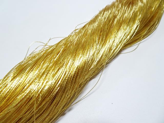 Japanese vintage Superb Gold leaf thread 48 embroidery 1093yard Thickness 0.35mm
