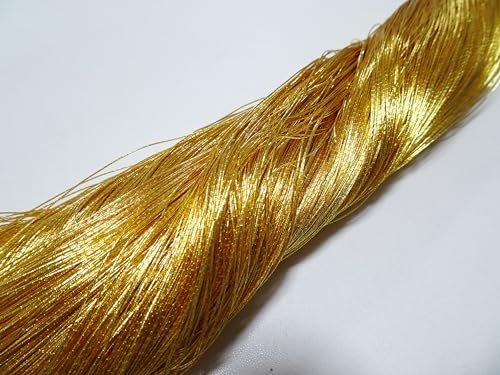 Japanese Vintage Superb Gold Leaf Thread 46 Embroidery 1000M