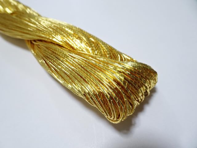Japanese Vintage Gold Leaf Thread kinkoma Embroidery 16 100M 0.90mm