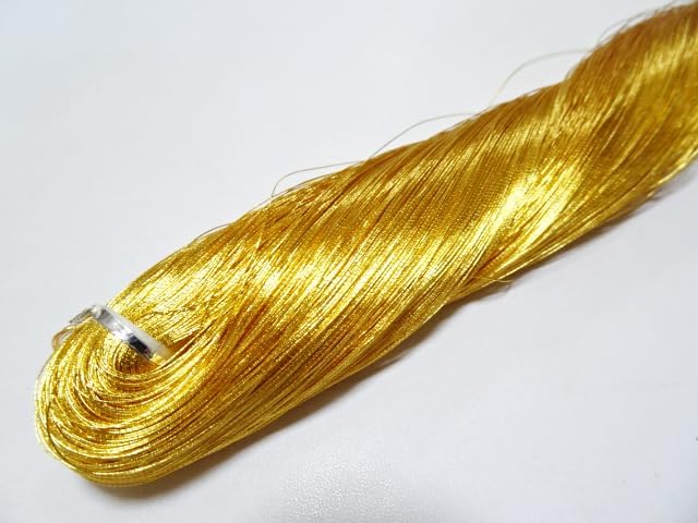 Japanese Vintage Superb Gold Leaf Thread 2.527 Embroidery 1000M  0.25mm