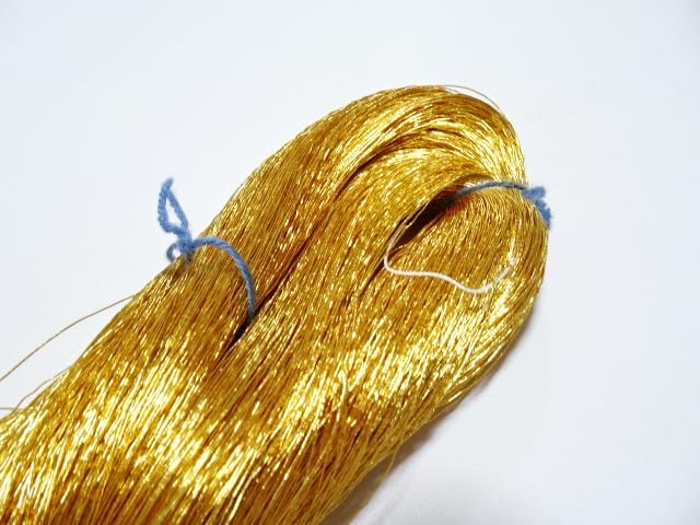 Japanese vintage Superb Gold leaf thread 411 embroidery 1093yard Thickness 0.35mm