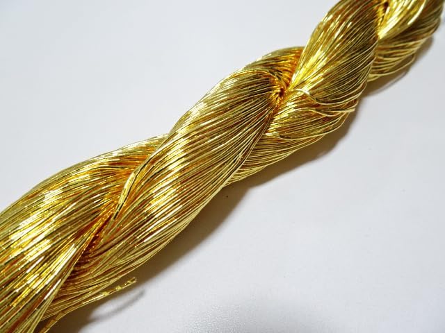 Japanese Vintage Gold Leaf Thread kinkoma Embroidery 12 100M 0.75mm
