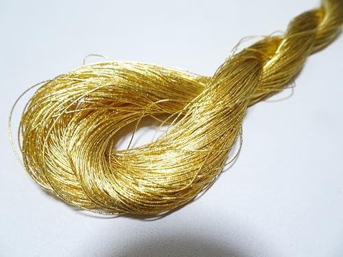 Special Price! Japanese Vintage Rare Superb 24K Gold Leaf Thread 100M Embroidery 4 0.35mm