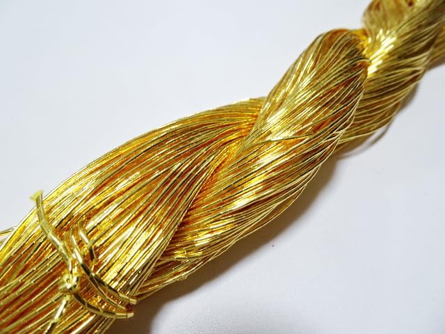 Japanese Vintage Gold Leaf Thread kinkoma Embroidery 14 100M 0.85mm