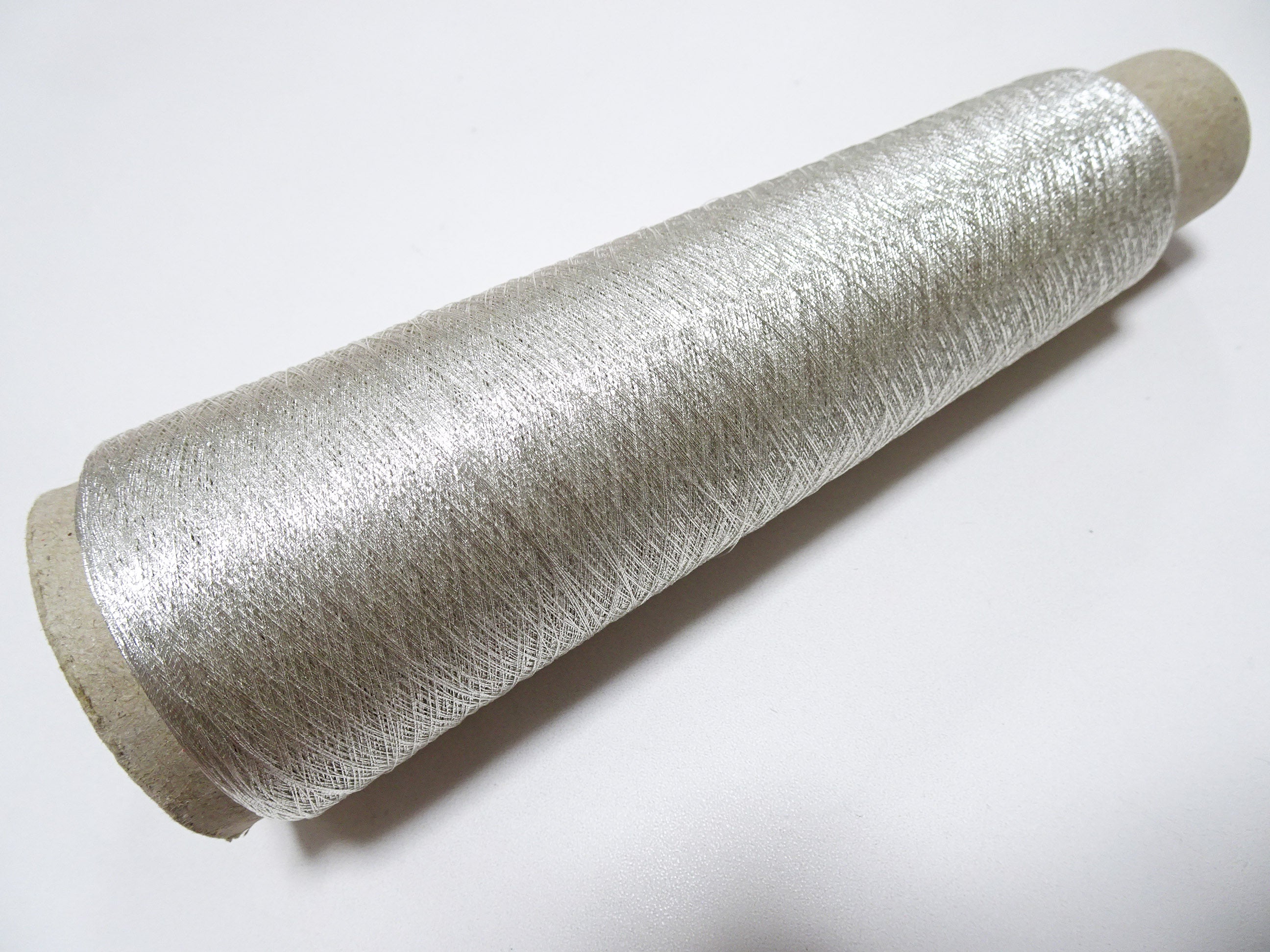 Japanese vintage Superb real silver leaf thread SN1 embroidery 1000M  0.16mm