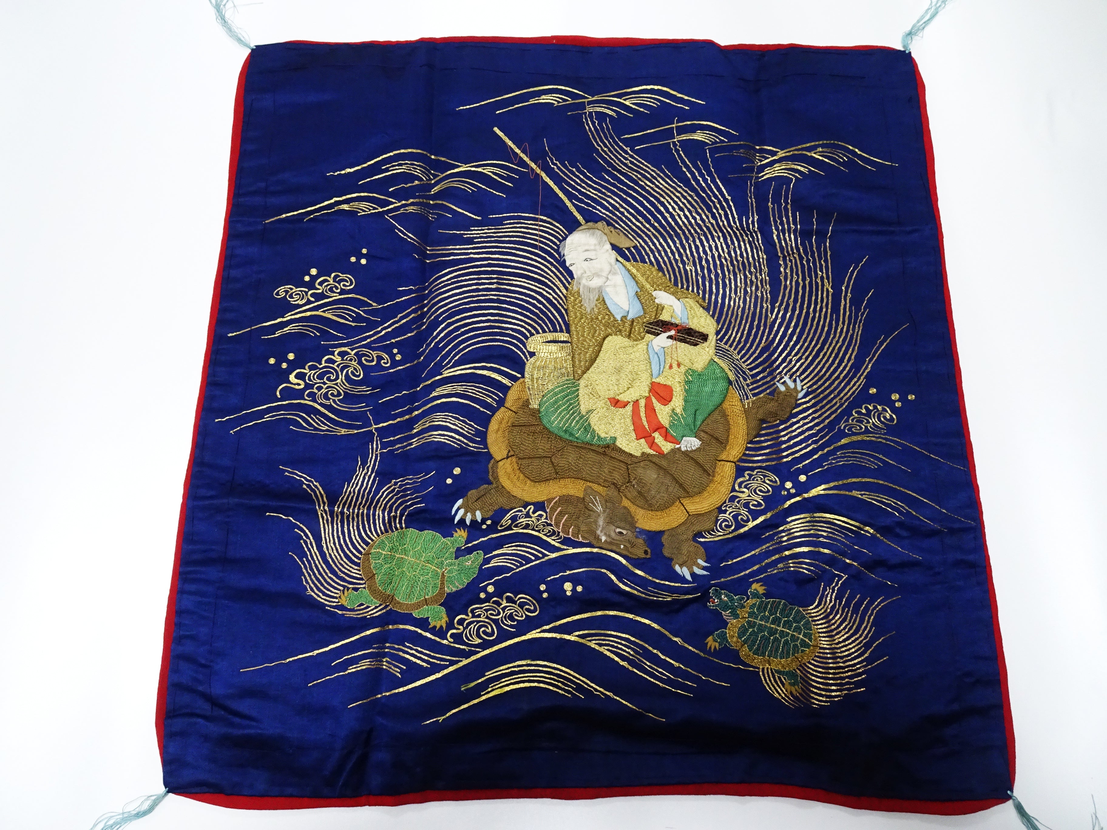 Japanese Antique high quality Super Rare Fukusa  Embroidery 7677