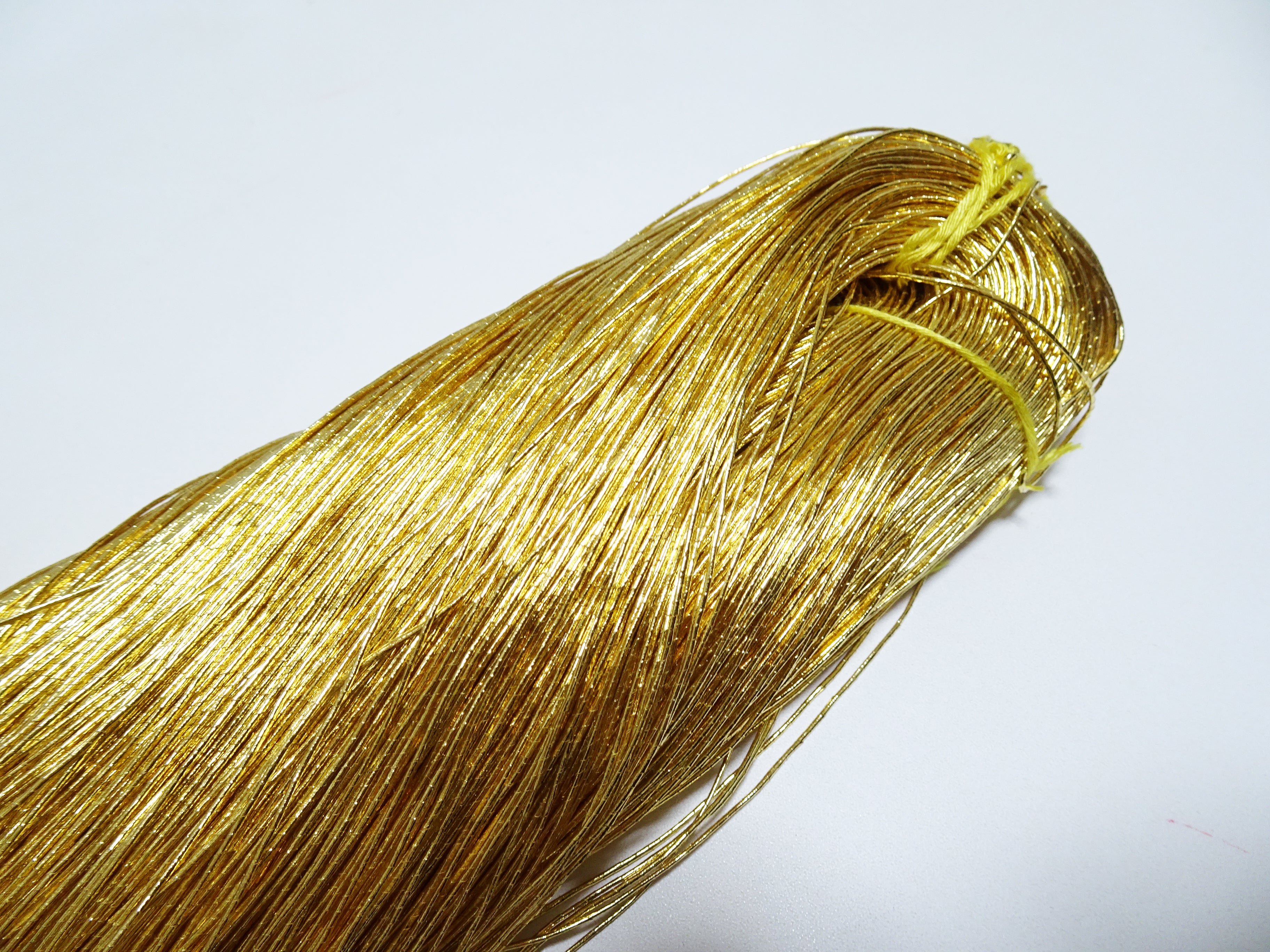 Japanese vintage rare Superb 24K gold leaf thread 500M embroidery 10  0.60mm