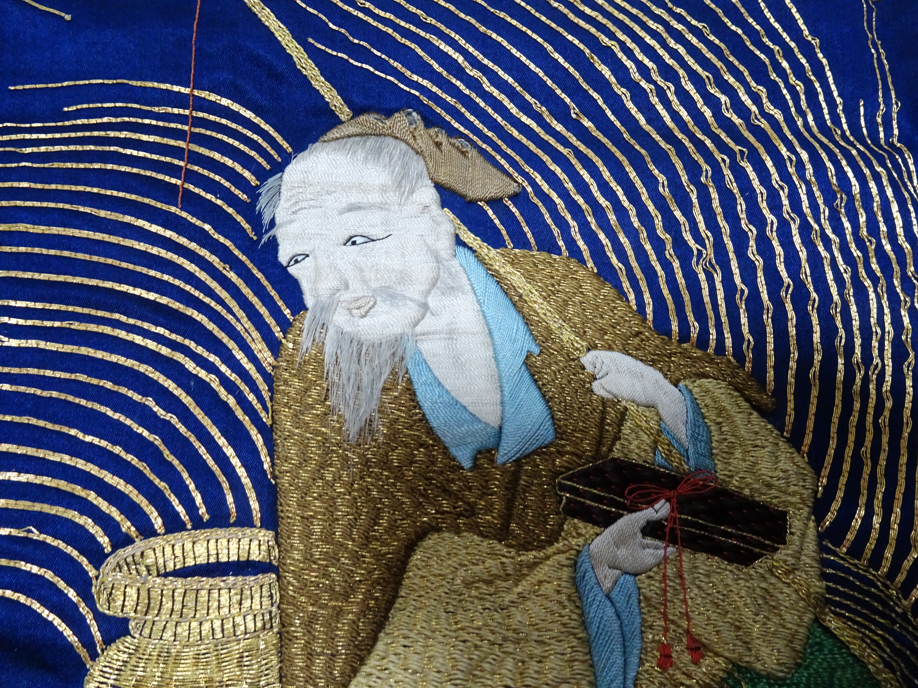 Japanese Antique high quality Super Rare Fukusa  Embroidery 7677