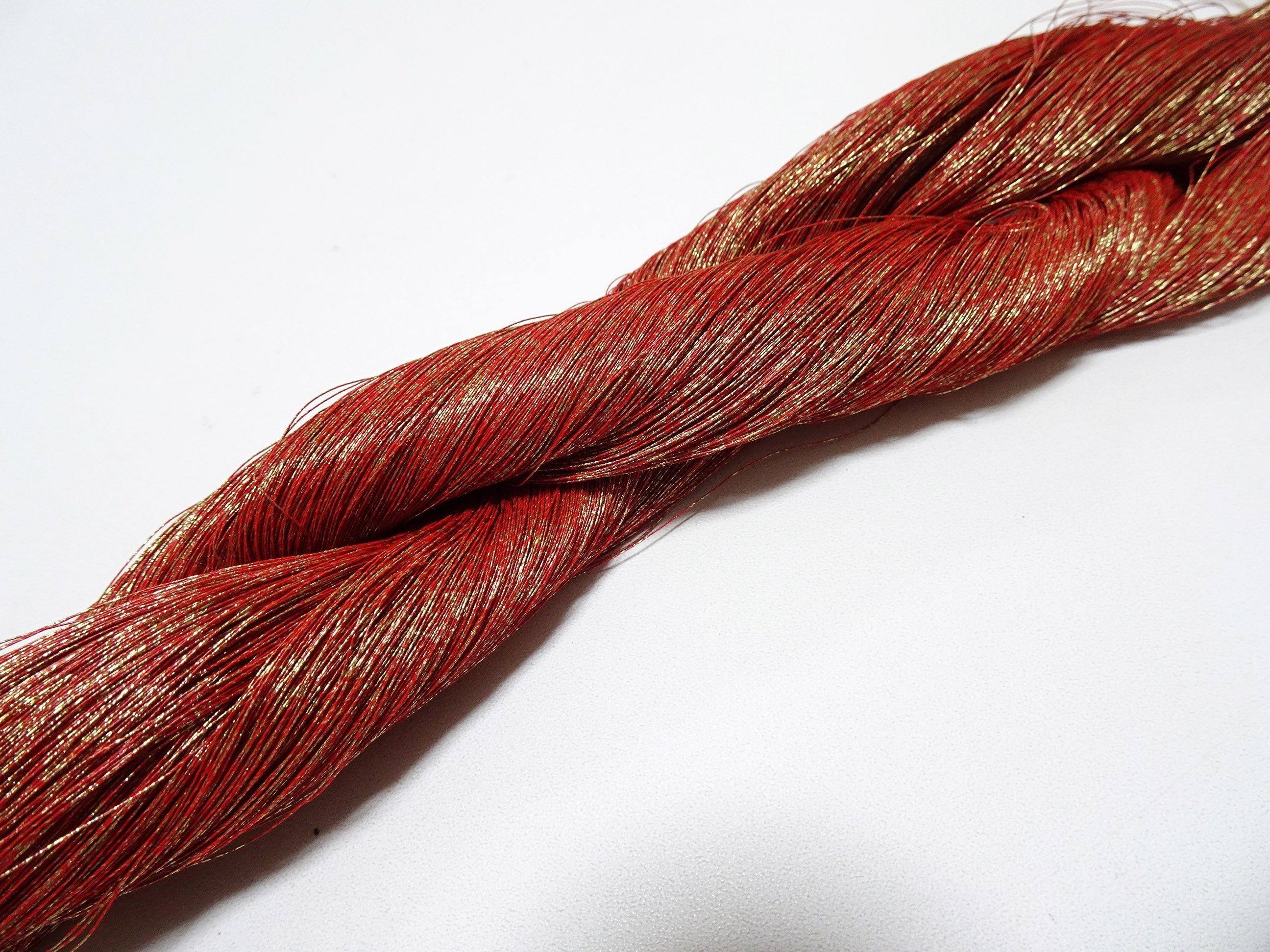 Special price! Japanese Vintage Super Rare Urushi (japanese lacquer) Kinsunago thread Over 1,500M  0.16mm  12588