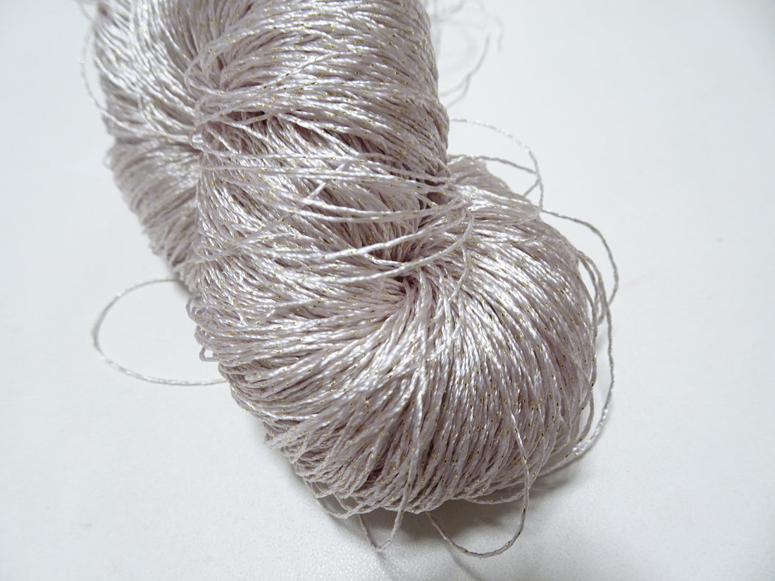 Japanese vintage high class rare silk thread Mixture of Gold embroidery 9499