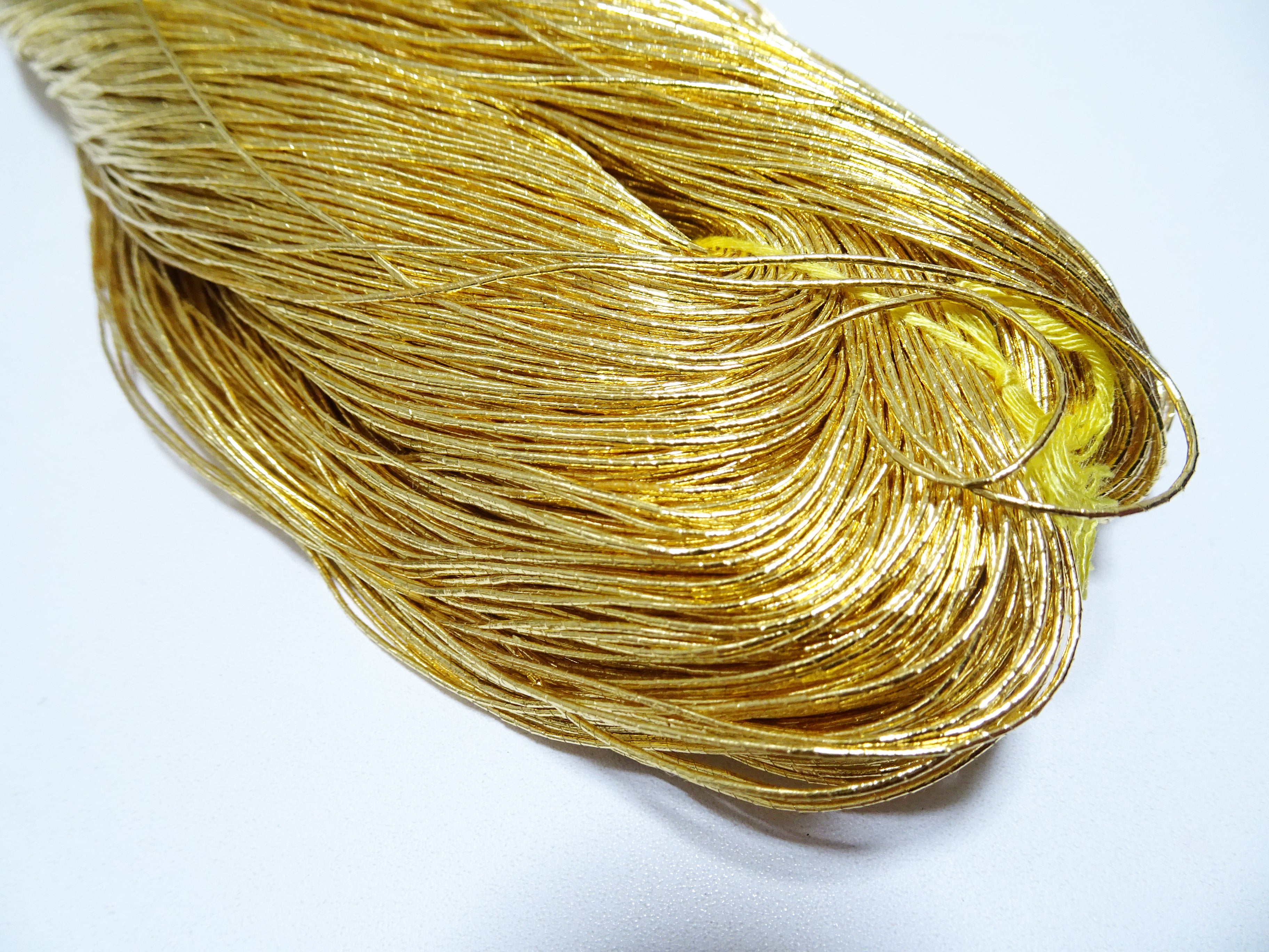 Japanese vintage rare Superb 24K gold leaf thread 500M embroidery 10  0.60mm