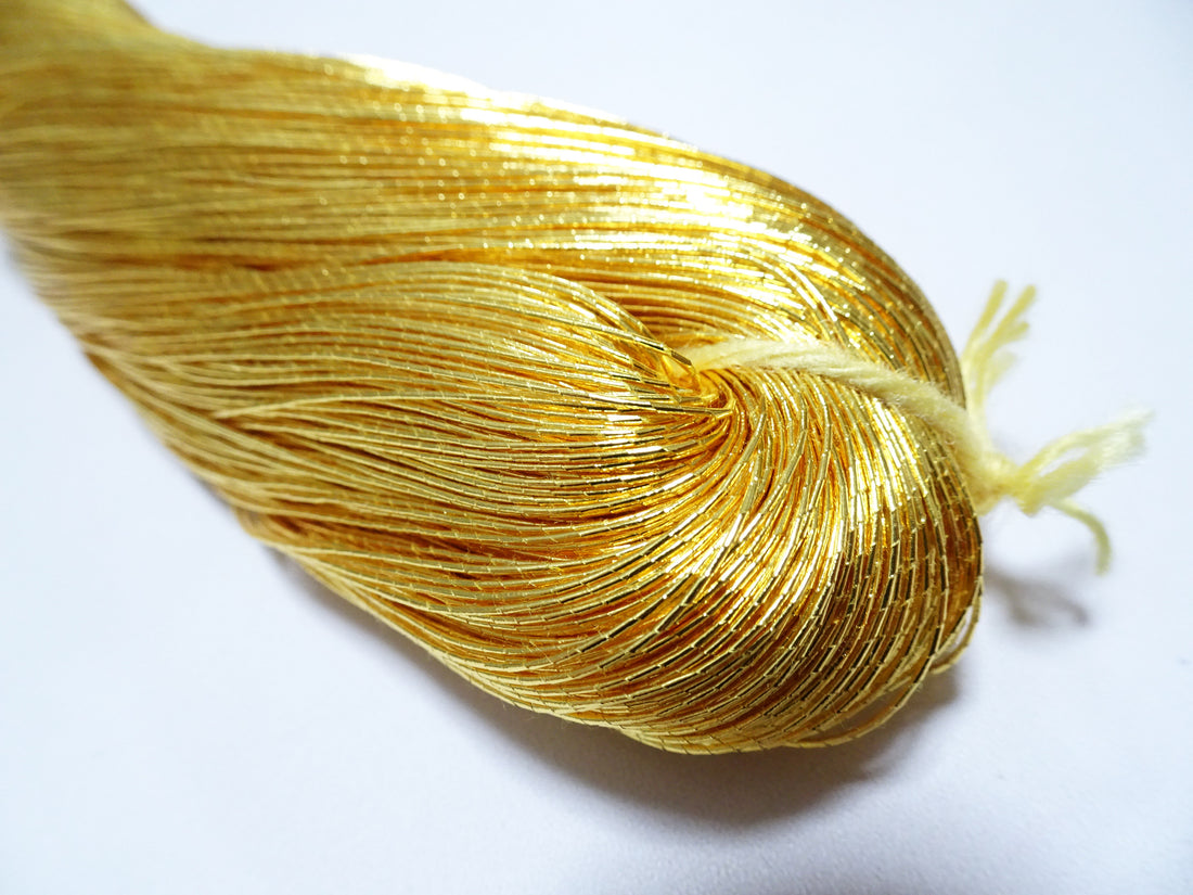 Japanese Vintage Gold Leaf Thread Kinkoma Embroidery 83 0.55mm