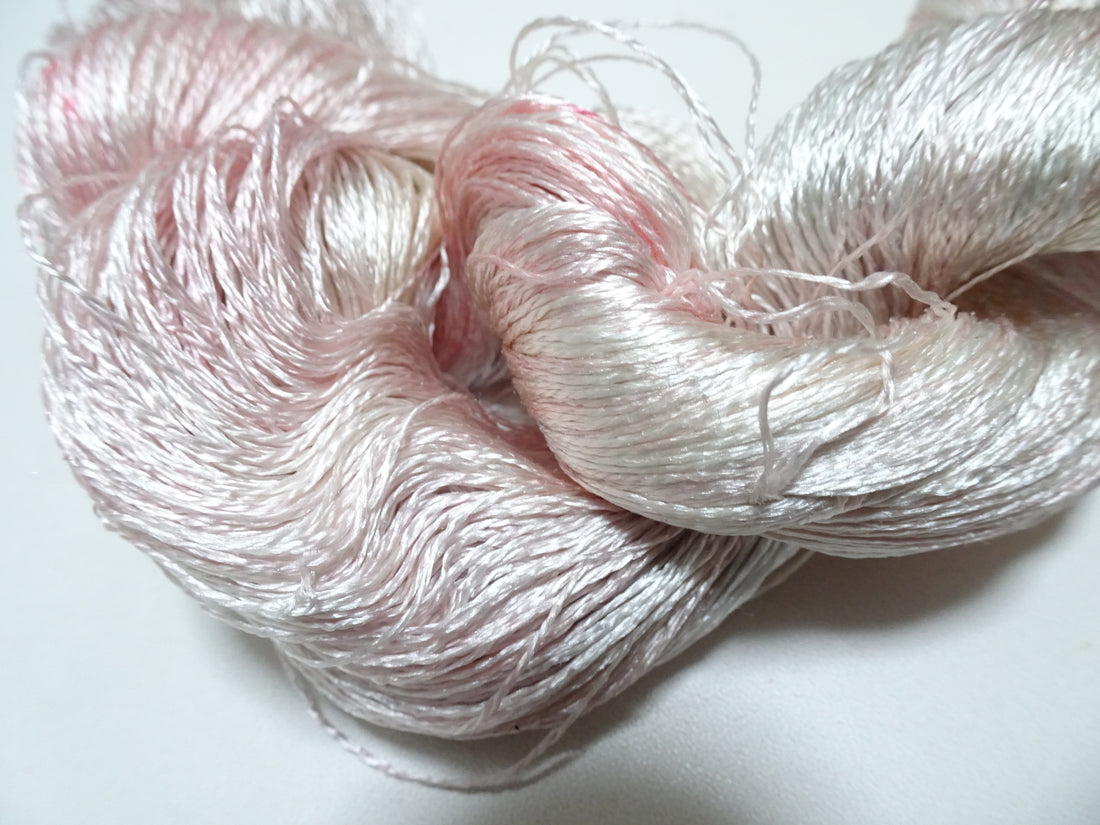 Japanese Tanaka Gen Silk – One-of-a-Kind Hand-Dyed Artistic Silk Thread, Rare Japanese Artisan Yarn, Limited Stock 16458