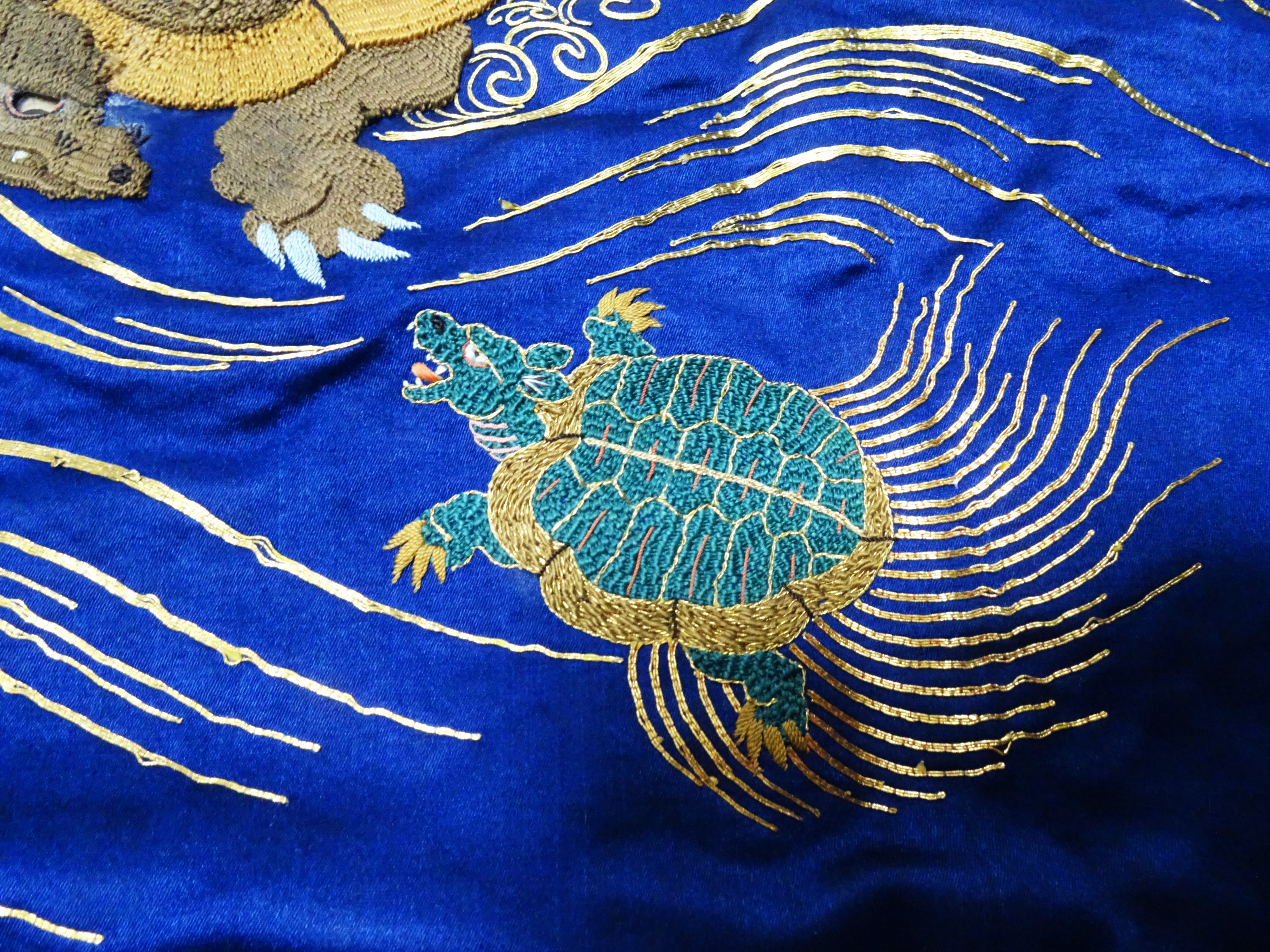 Japanese Antique high quality Super Rare Fukusa  Embroidery 7677