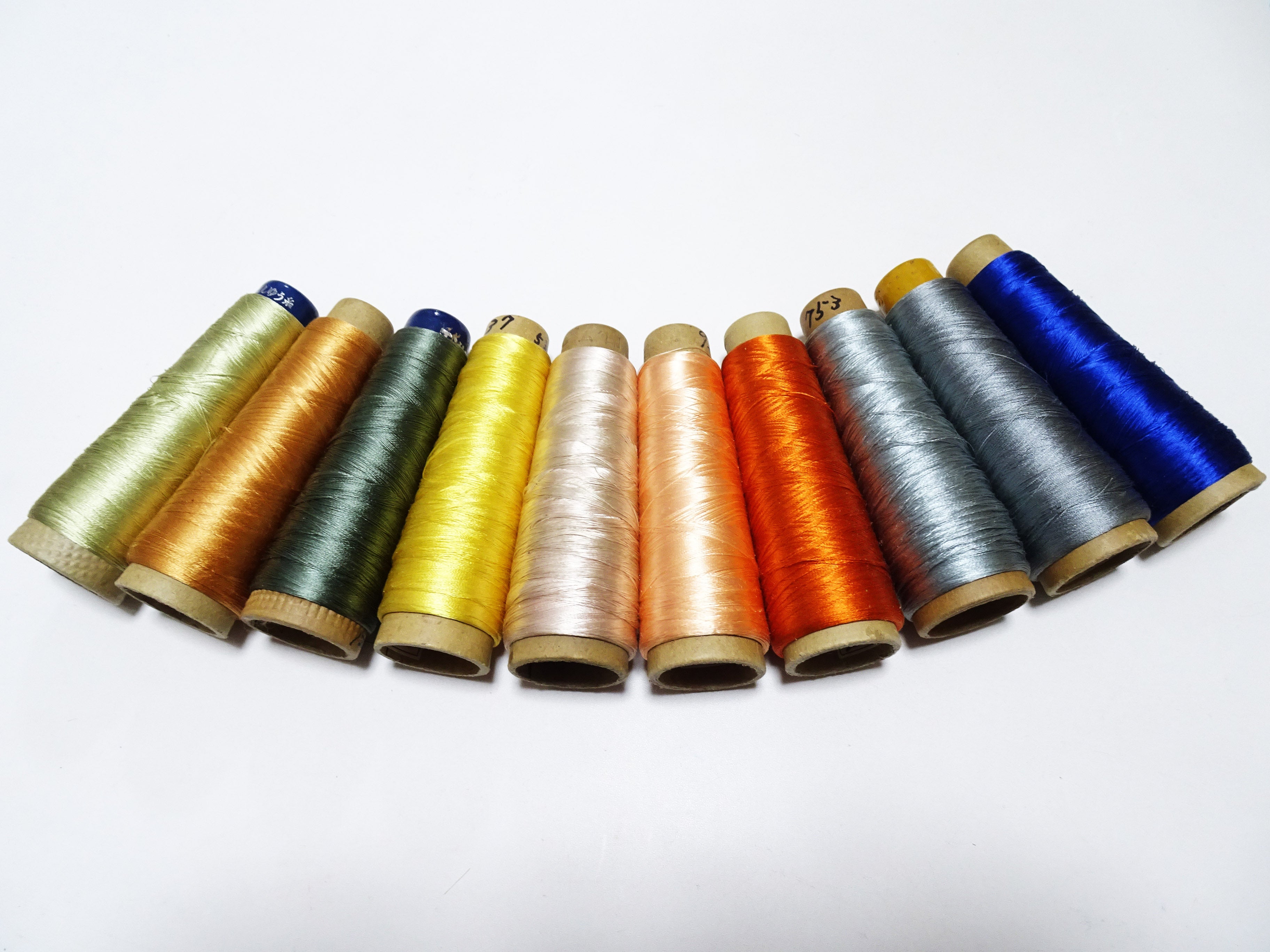Special Price!! Japanese vintage silk thread 10sets embroidery Over 6,000 meters  16350