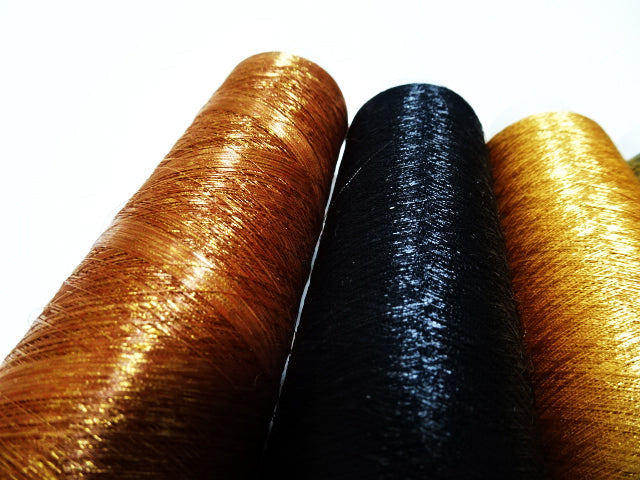 Japanese vintage metallic thread 10sets embroidey 10000M 7282 0.09mm