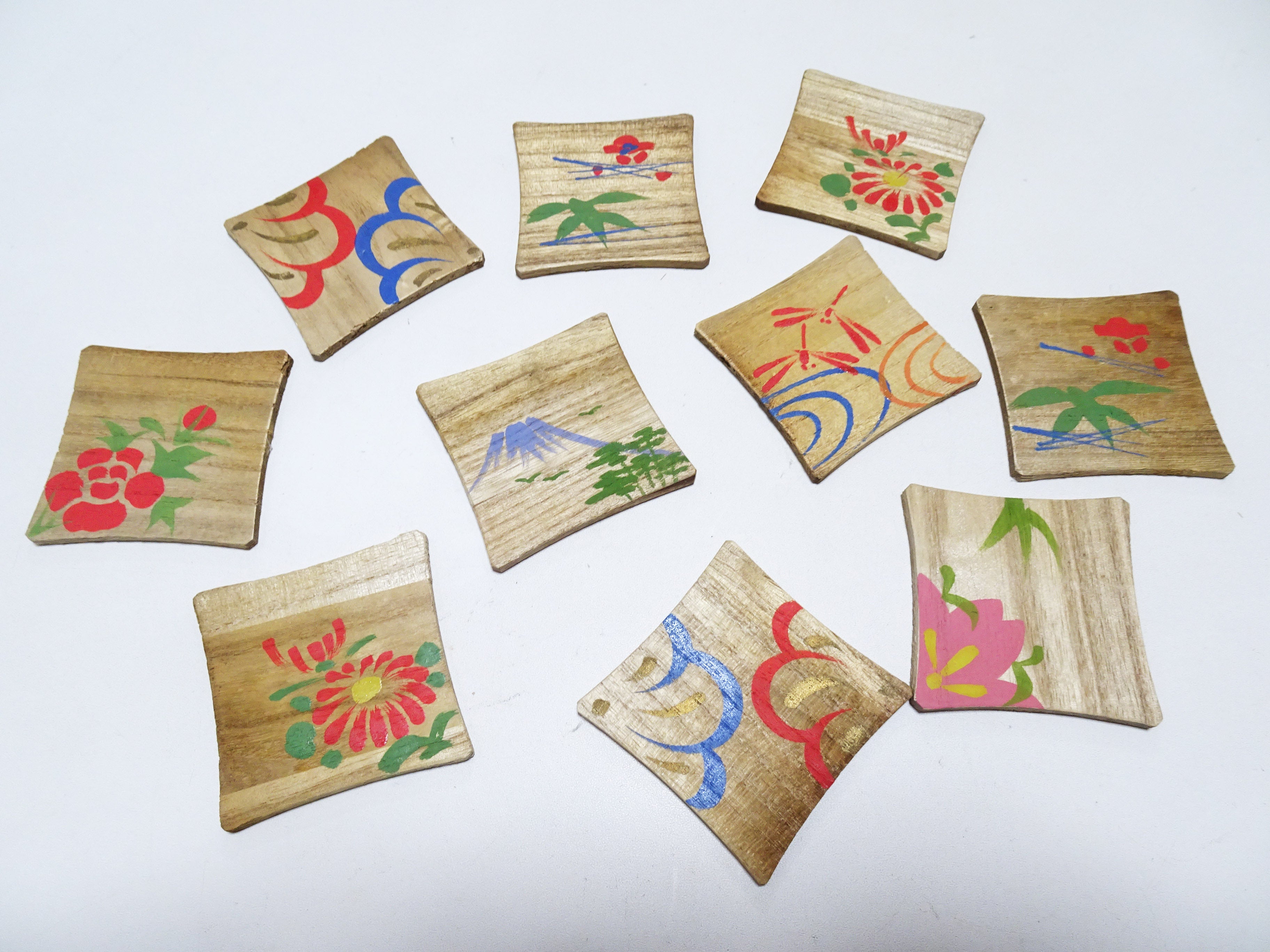 Vintage Japanese Wooden Thread Spools 10sets 17436