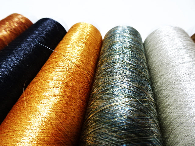 Japanese vintage metallic thread 10sets embroidey 10000M 7282 0.09mm