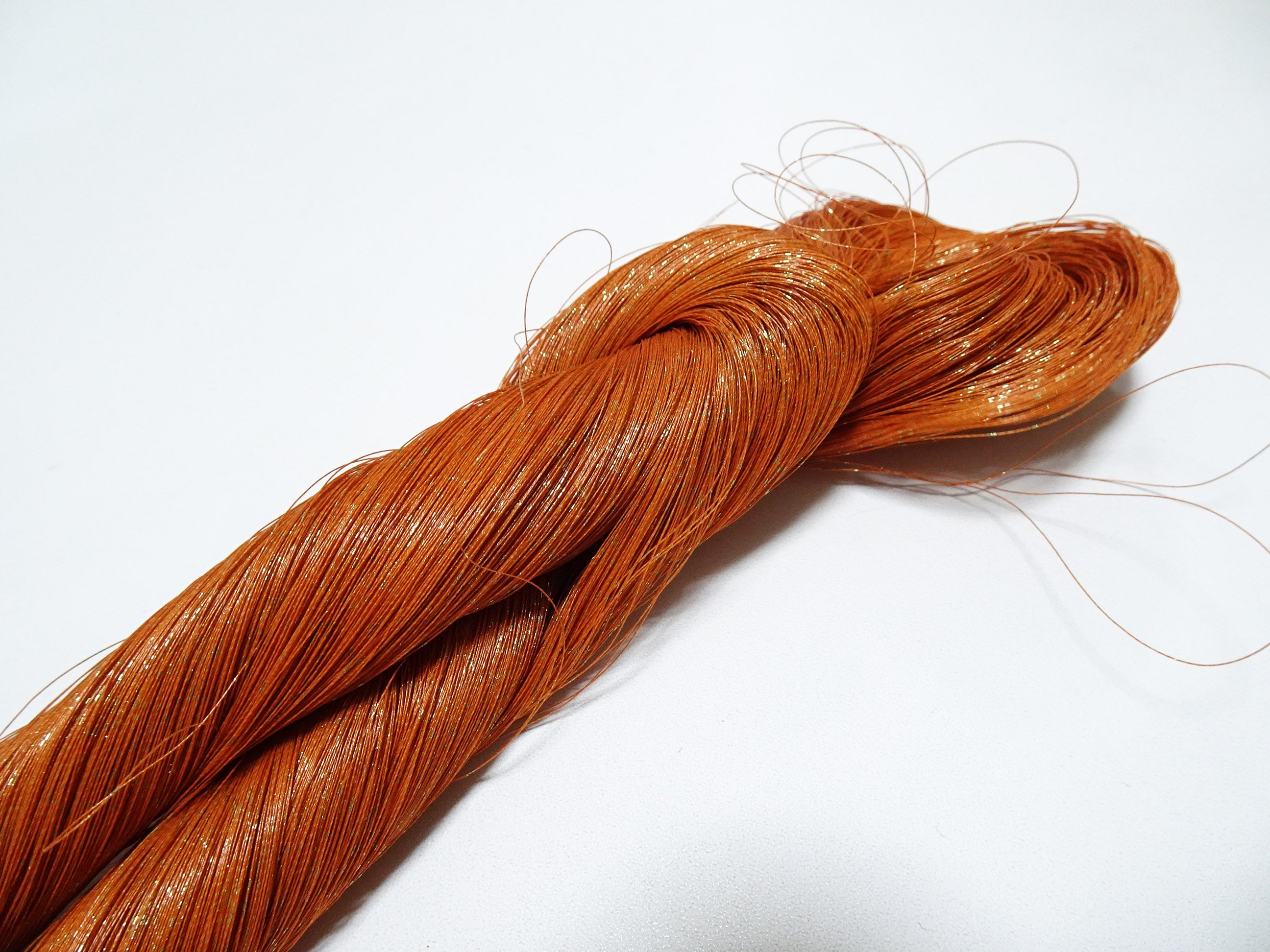 Special price! Japanese Vintage Super Rare Urushi (japanese lacquer) Kinsunago thread Over 2000M  0.16mm  12589