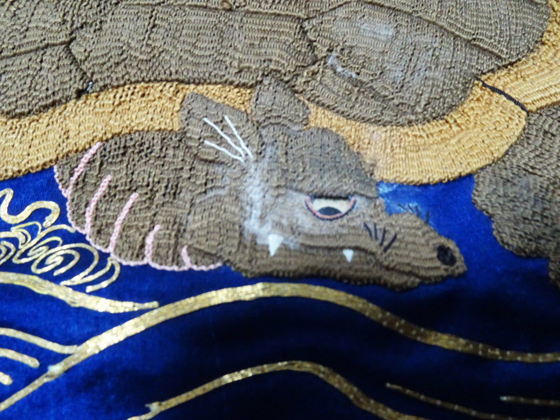 Japanese Antique high quality Super Rare Fukusa  Embroidery 7677