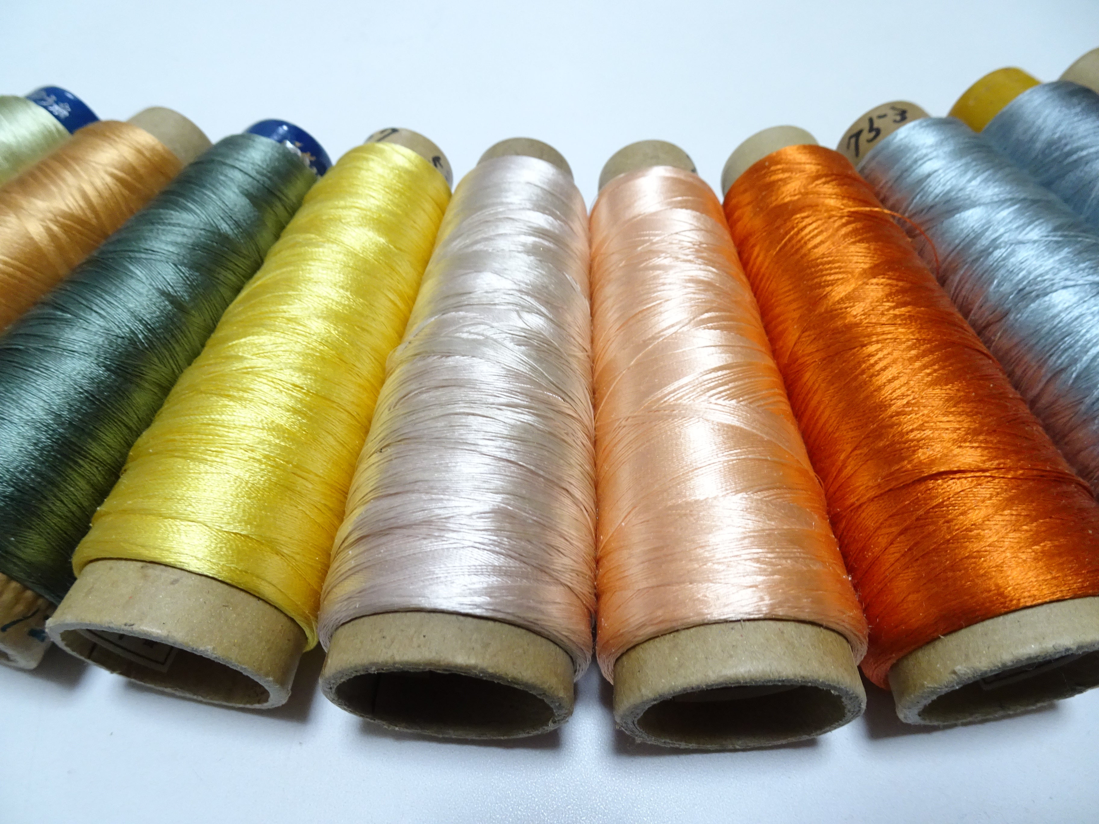 Special Price!! Japanese vintage silk thread 10sets embroidery Over 6,000 meters  16350